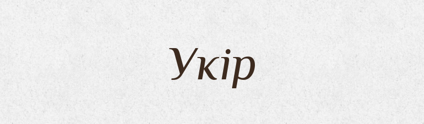 Укір — Словник чужомовних слів і термінів