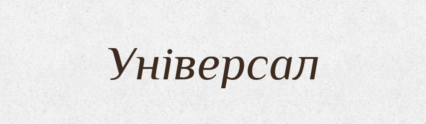 Універсал — Словник чужомовних слів і термінів