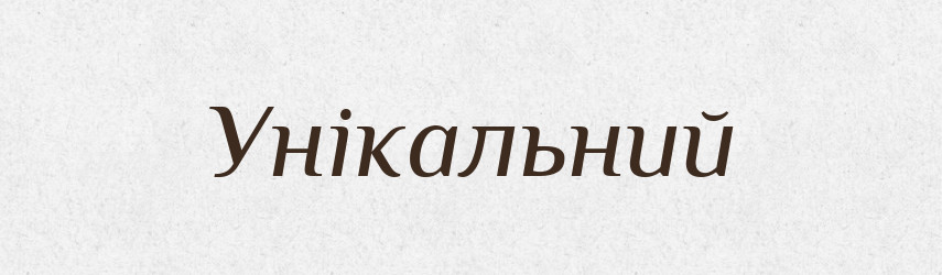 Унікальний — Словник чужомовних слів і термінів