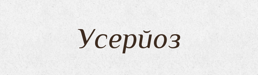 Усерйоз — Словник чужомовних слів і термінів
