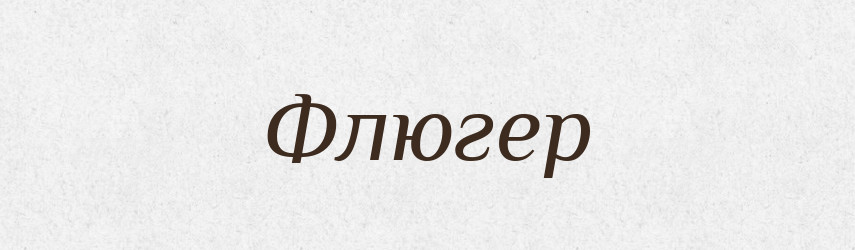Флюгер — Словник чужомовних слів і термінів