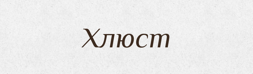 Хлюст — Словник чужомовних слів і термінів