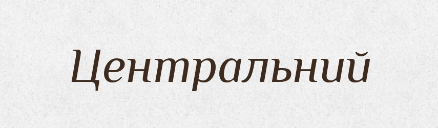 Центральний — Словник чужомовних слів і термінів
