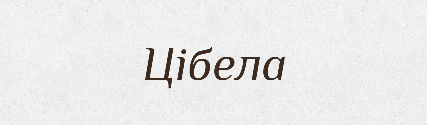 Цібела — Словник чужомовних слів і термінів