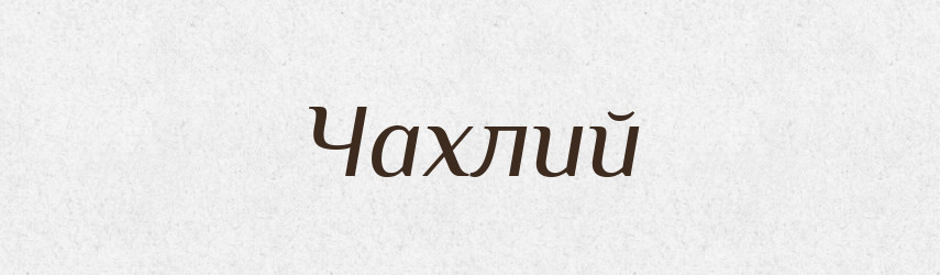Чахлий — Словник чужомовних слів і термінів