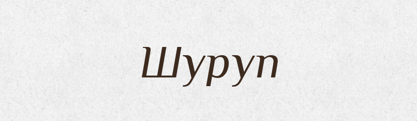 Шуруп — Словник чужомовних слів і термінів
