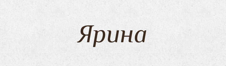 Ярина — Словник чужомовних слів і термінів